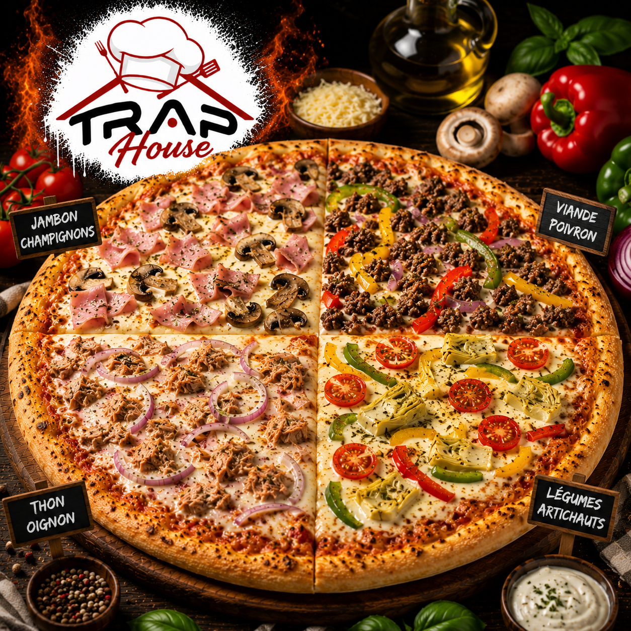 Pizza 4 saisons 